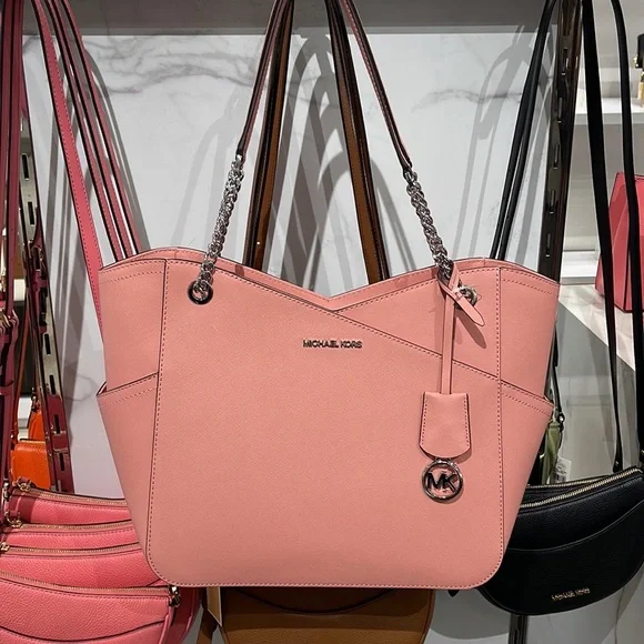 MICHAEL KORS
Jet Set Large X Chain Saffiano Leather Shoulder Tote HandBag
NWT - Picture 12 of 16